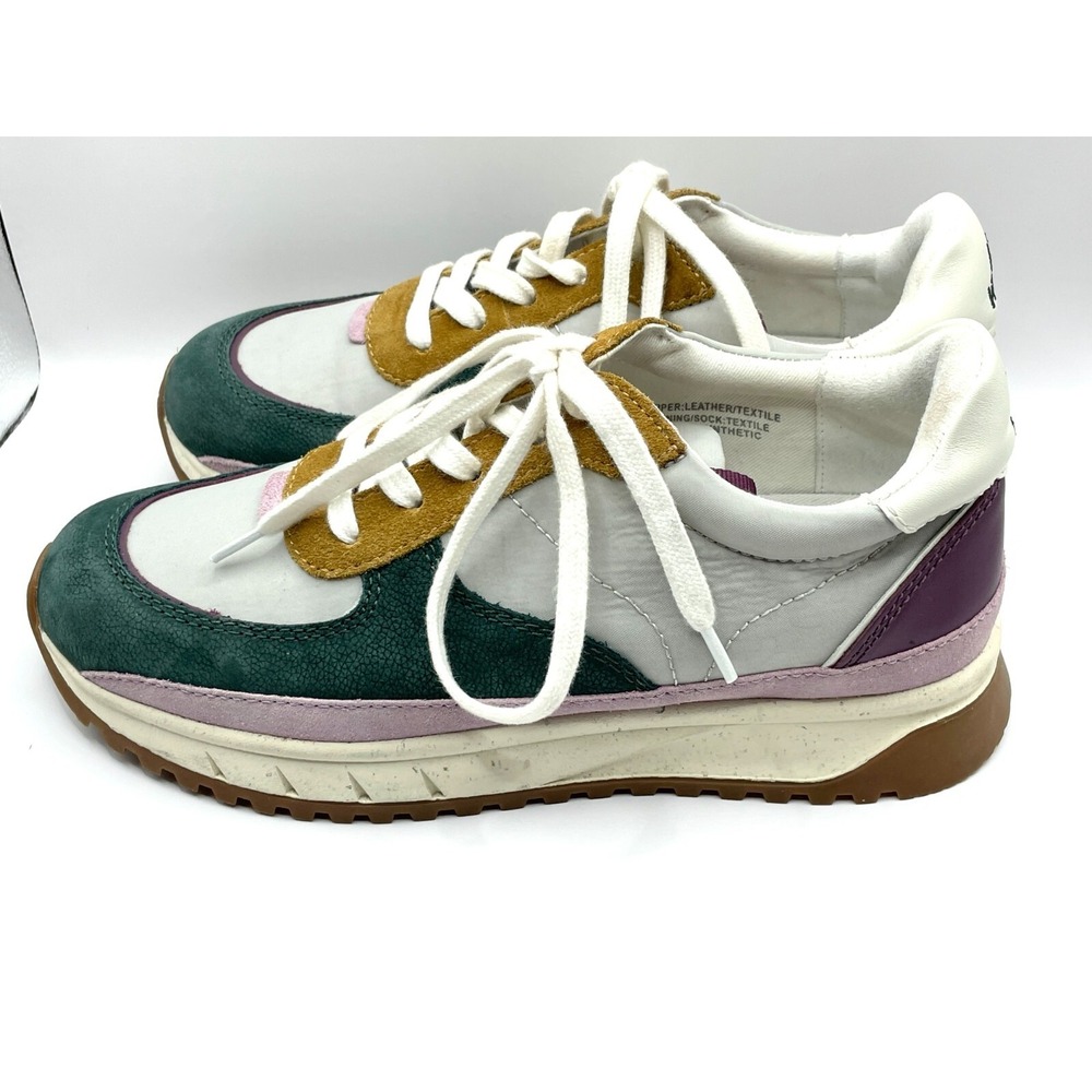 Madewell Kickoff Unisex Size M 4.5 W 6 Nubuck Leather Lace Up Sneakers EUC